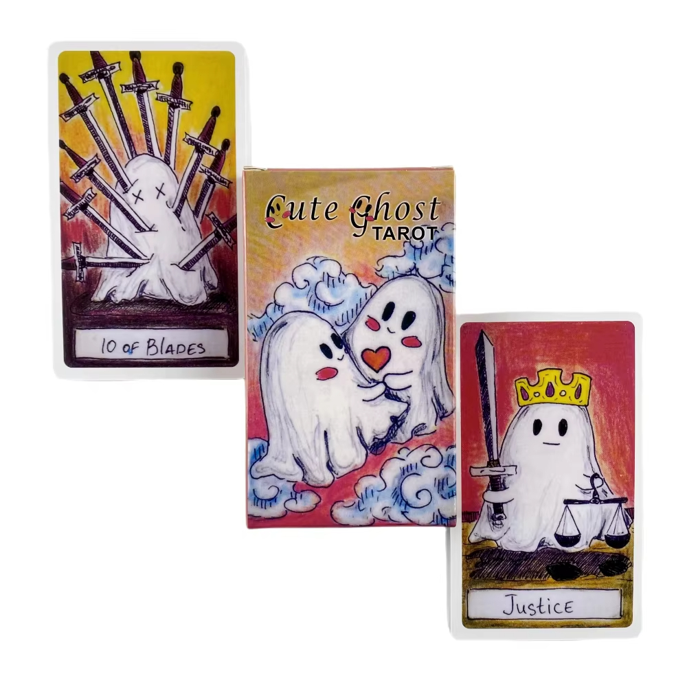 Party Games Adult Birthday - Uroczy Zestaw Zabawek Tarot z Duchami,