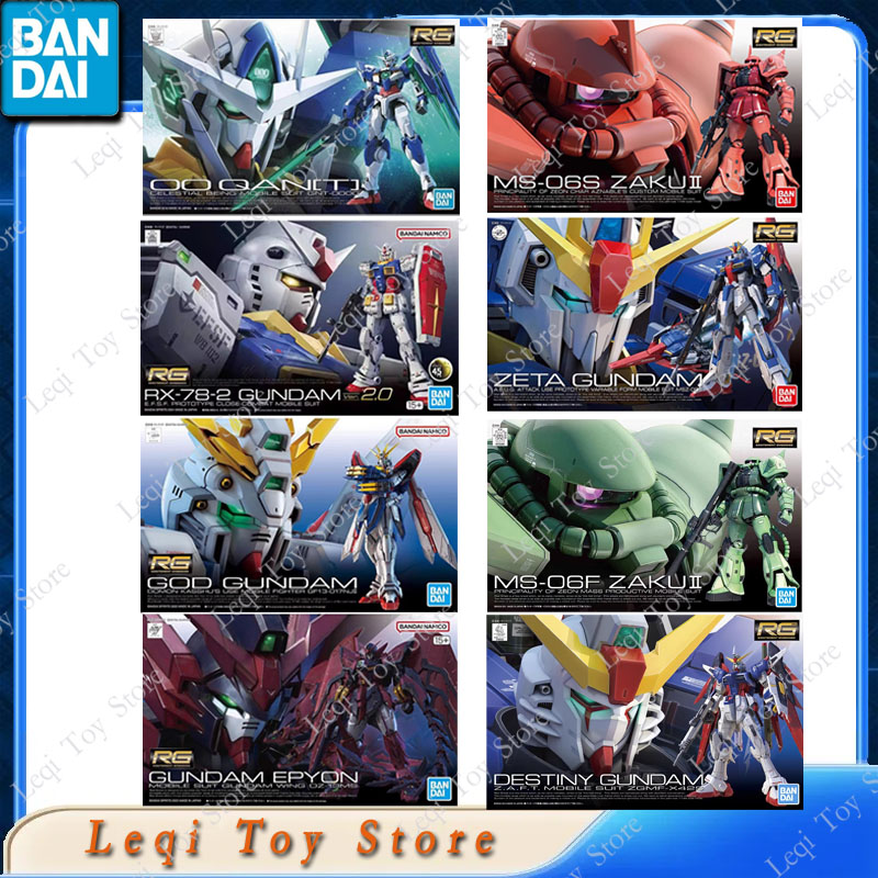 Bandai Model Gundam Rg - Oryginalne figurki anime Bandai RG MS-06F-06S
