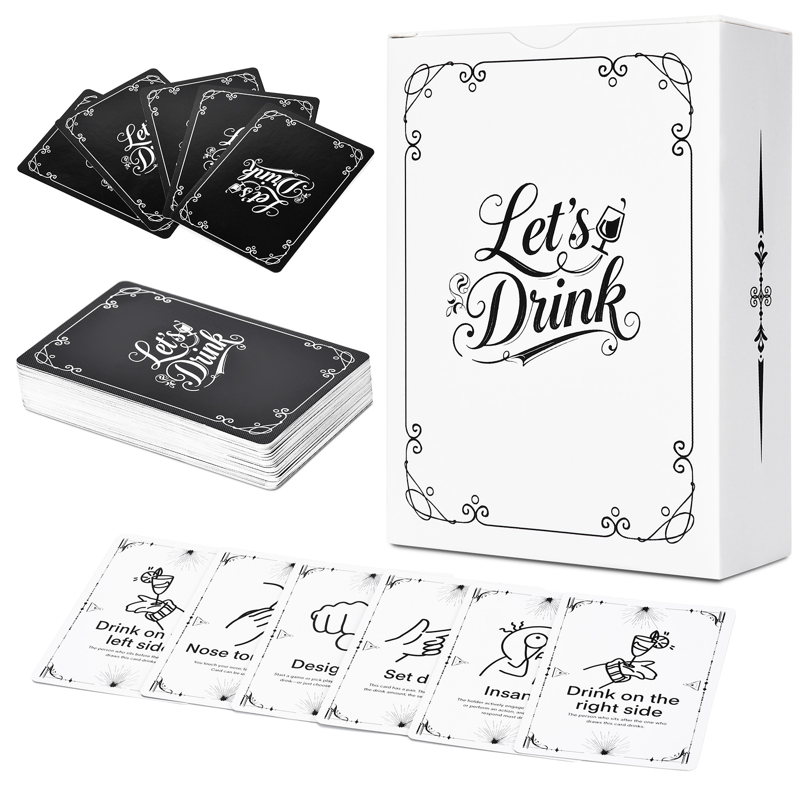 Party Games Adult Birthday - Karty do gier alkoholowych dla dorosłych
