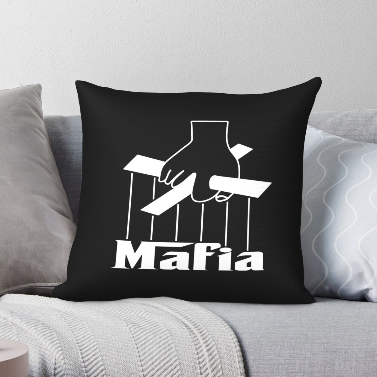 Party Games Mafia - Poszewka na poduszkę Mafia Party Game,