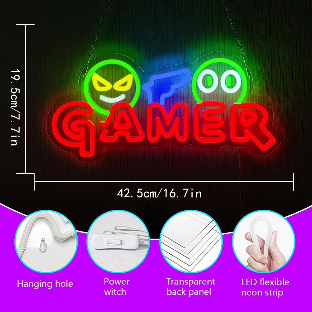 Neonowy Znak LED dla Graczy, K – Party Games Easter recenzja i cena