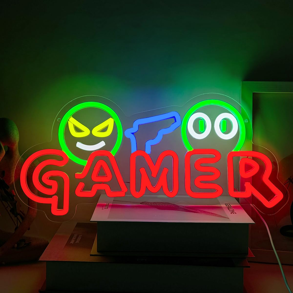 Neonowy Znak LED dla Graczy, K – Party Games Easter recenzja i cena