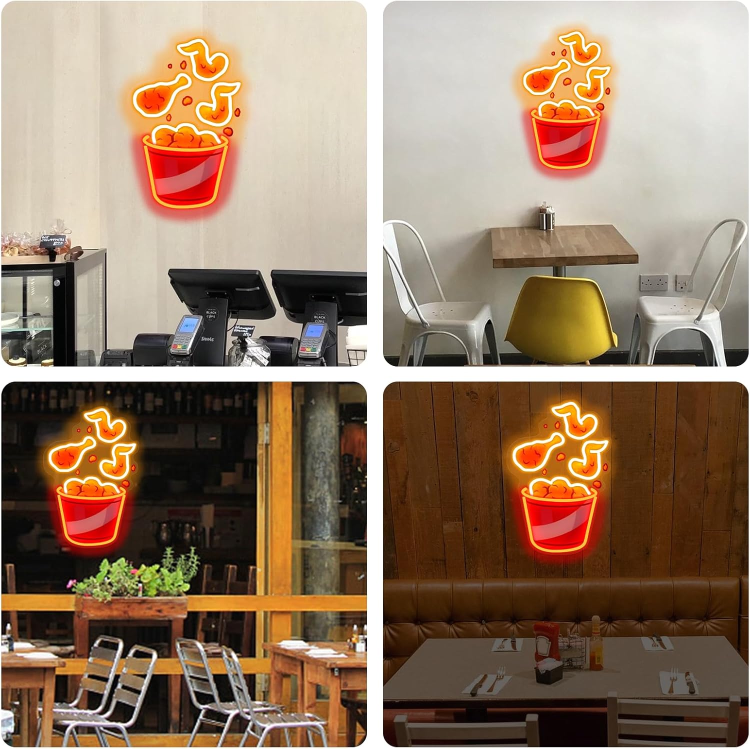 Neonowy szyld LED z kurczakiem – Party Games Shop recenzja i cena