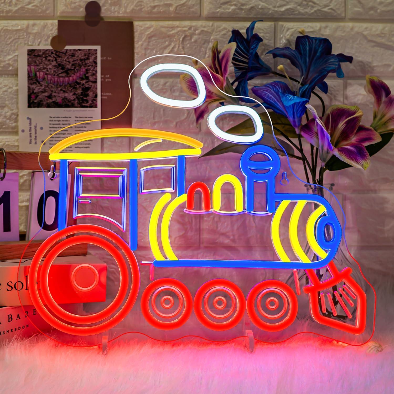 Neonowy Znak Pociąg Lokomotywa – Party Games Shop recenzja i cena