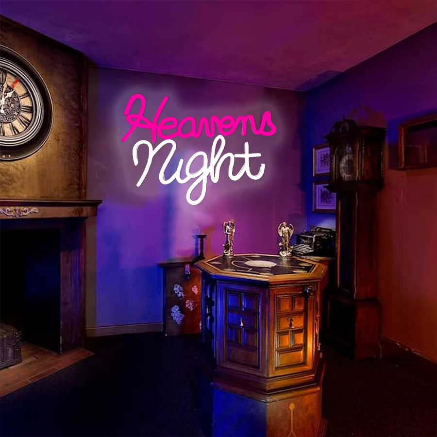 Neonowy znak LED Heaven Night, – Party Games Shop recenzja i cena
