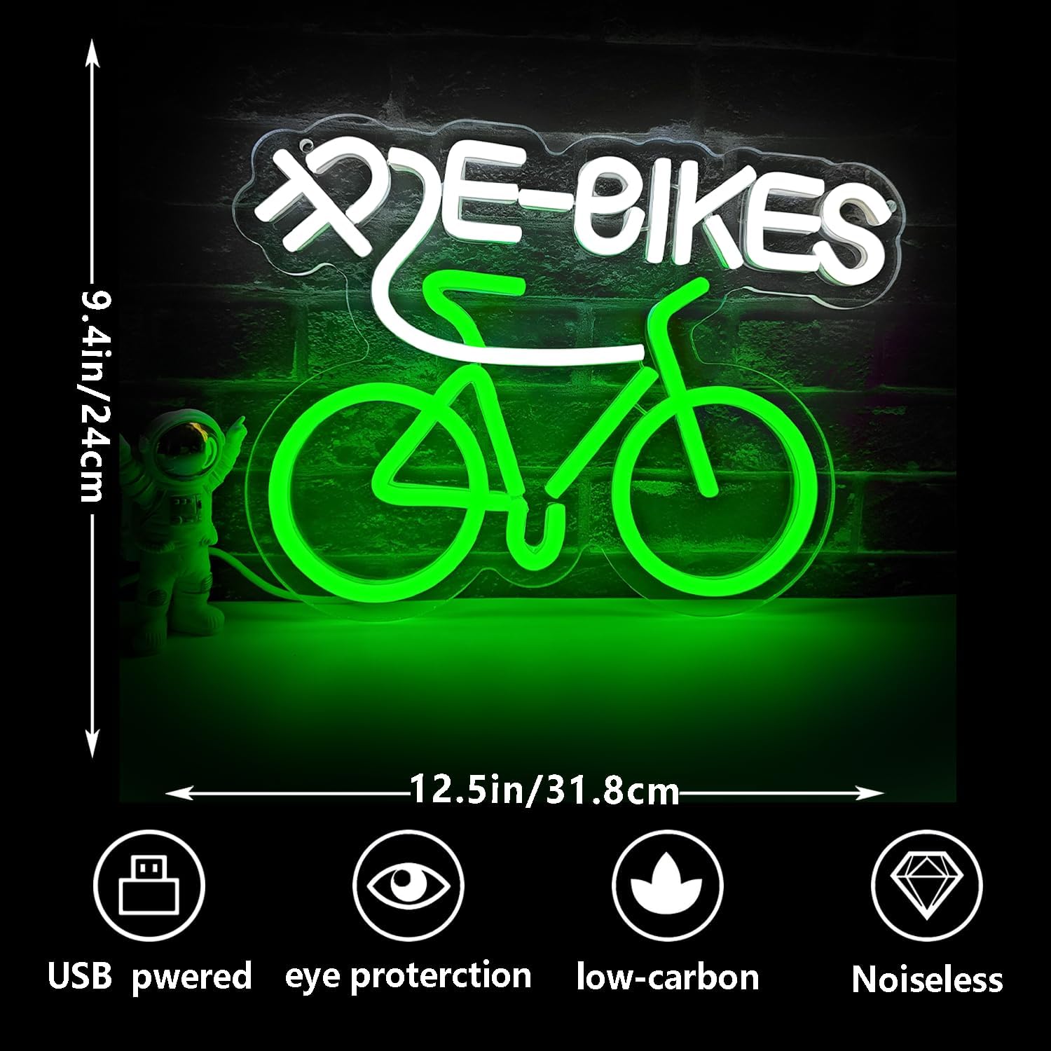 Neonowy znak rowerowy, ściemni – Party Games Shop recenzja i cena
