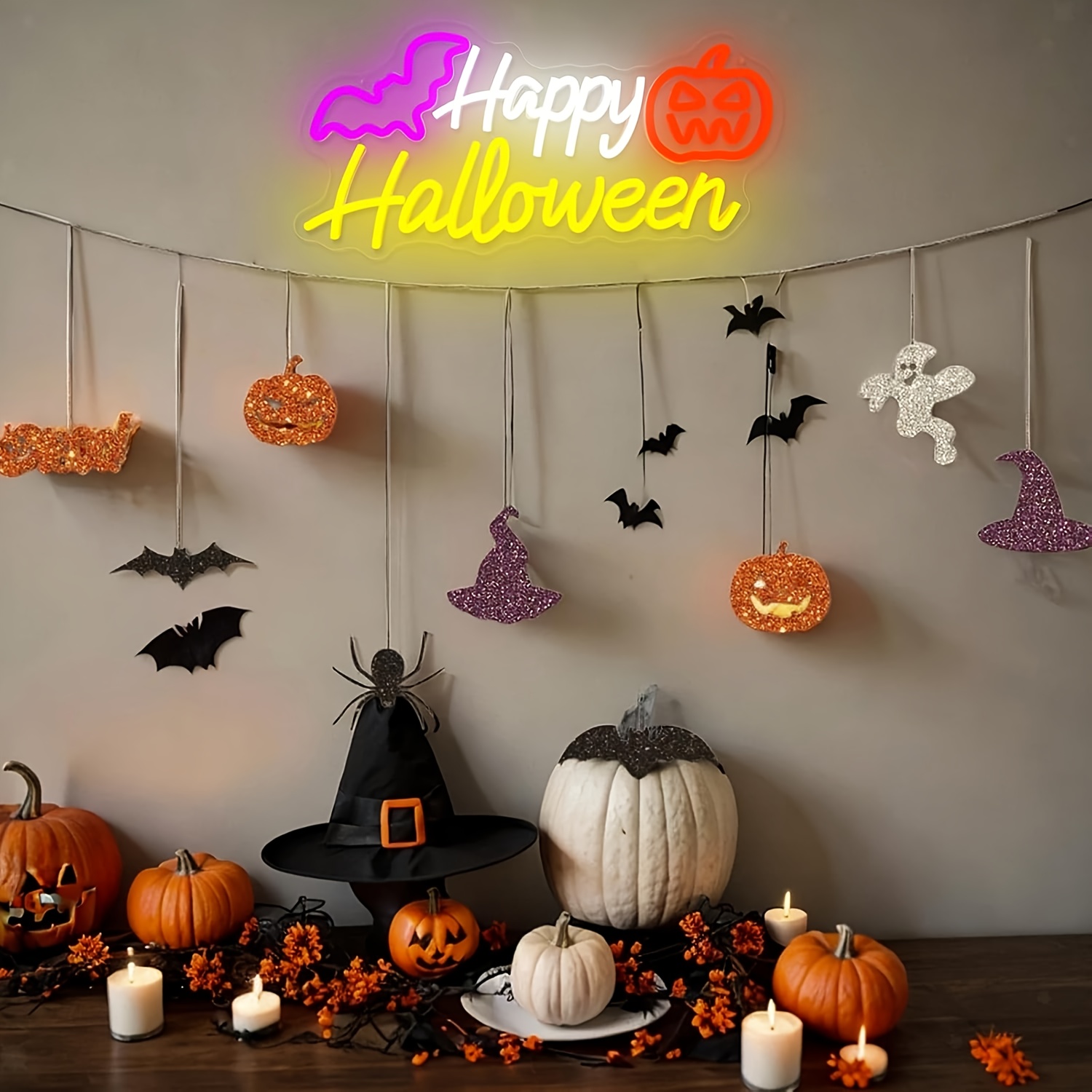 Neonowy znak „Happy Halloween” – Party Games Shop recenzja i cena