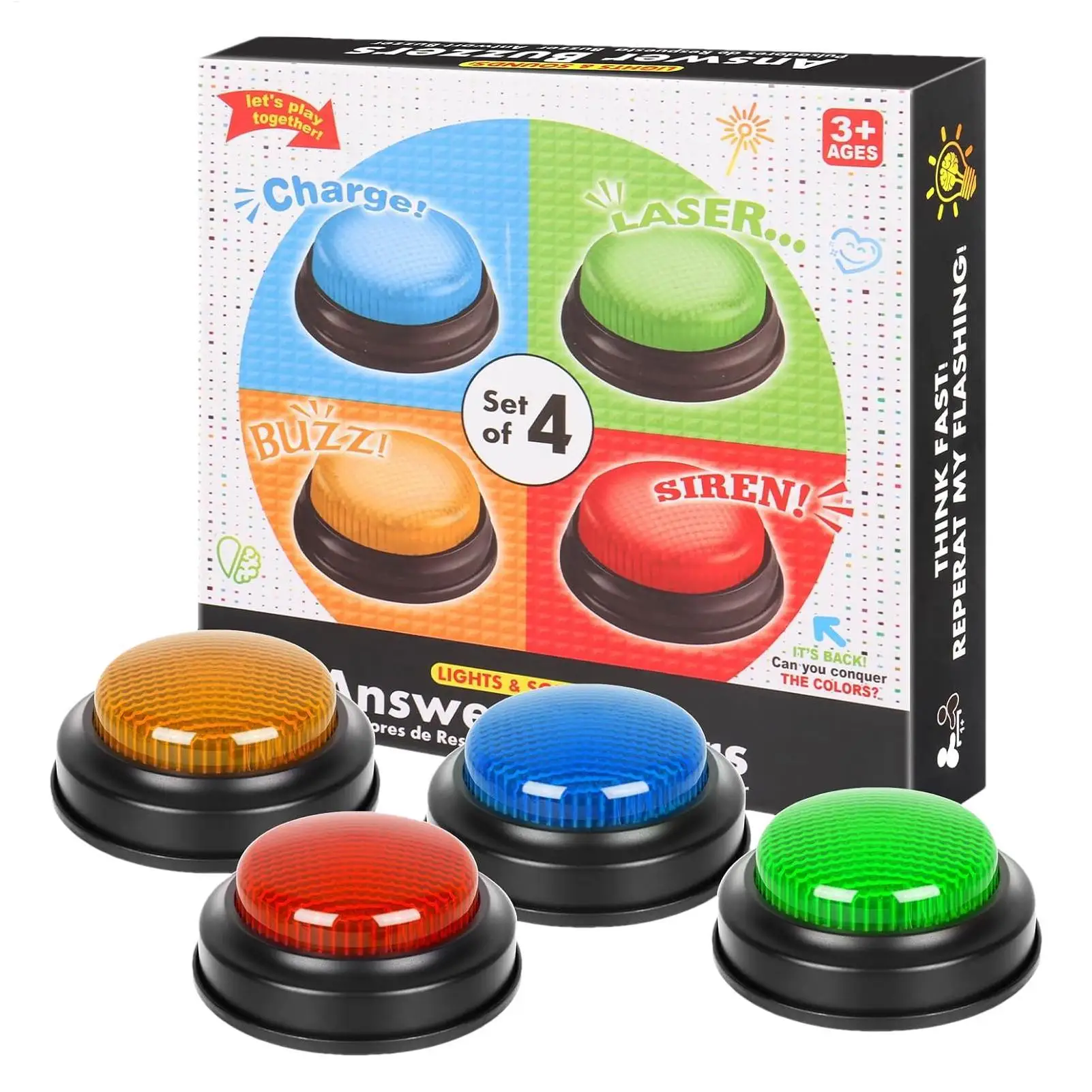 Gra Buzzer – 4-częściowy zesta – Party Games Easter recenzja i cena