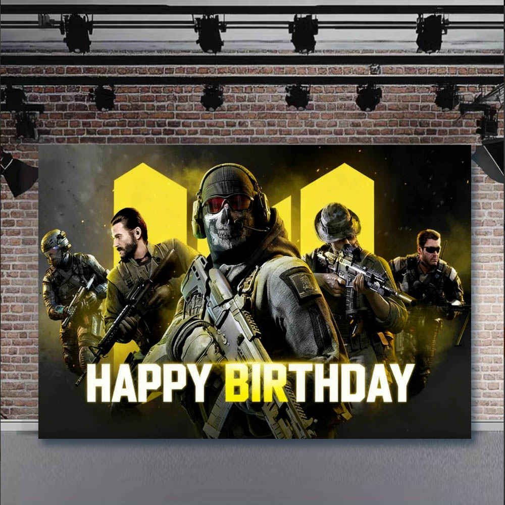 Tło z motywem Call of Duty na  – Party Games Adult Birthday recenzja i cena