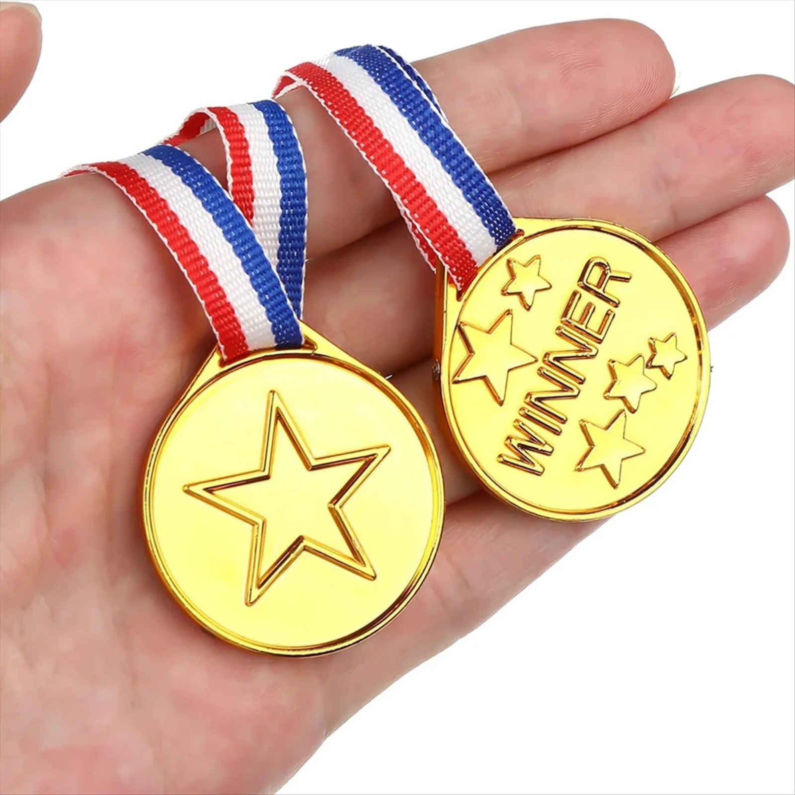 30 szt. Plastikowe Złote Medal – Party Games Gender Reveal recenzja i cena